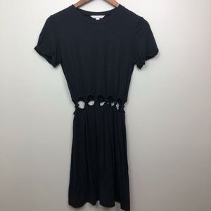 🖤 American Eagle Black Cut Out Short Sleeve Dress